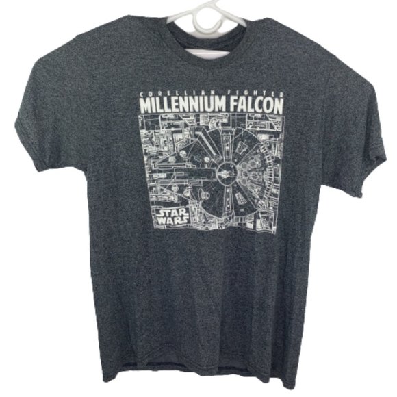 Star Wars Other - Millenium Falcon Star Wars T-Shirt Size Large